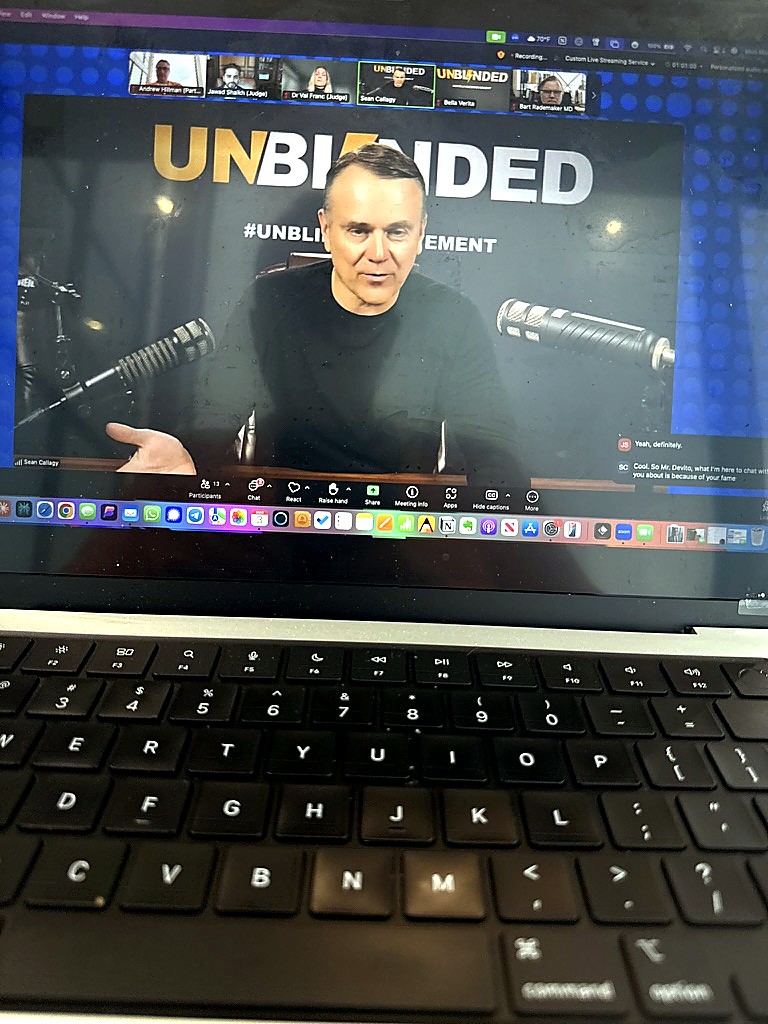 Andrew Hillman on a podcast